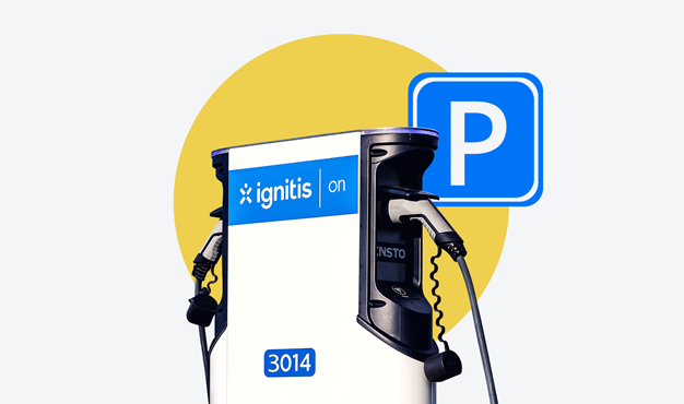 Ignitis ON laadimisjaam.