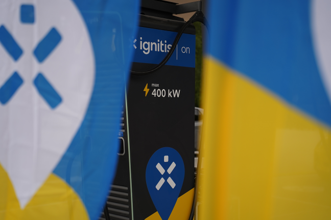 Ignitis ON elektriauto laadimisjaam